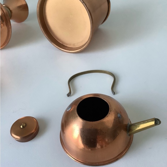 5x Vintage copper kitchen miniatures - Picture 5 of 5